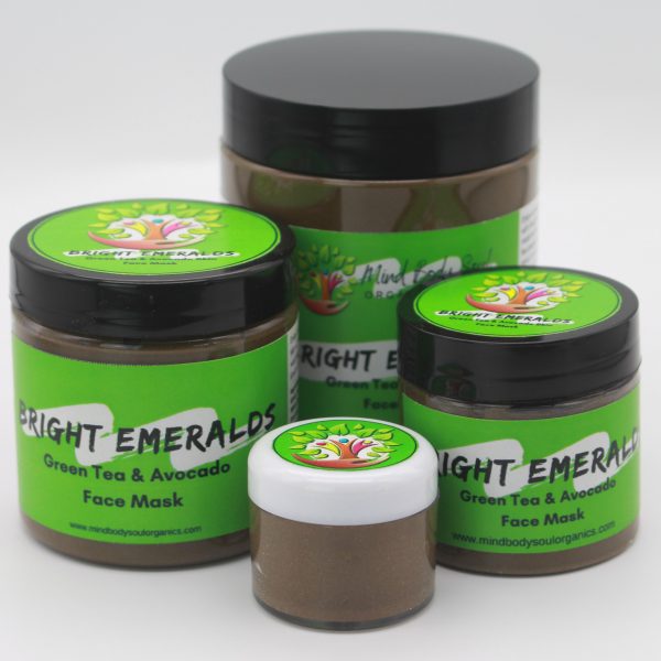 Bright Emeralds - Avocado Green Tea Toning Dark Spot Acne Mask - Image 2